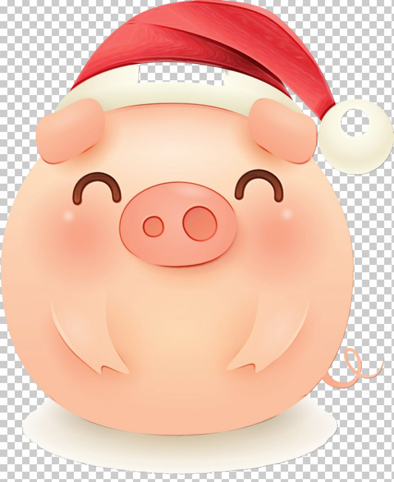 Santa Claus PNG, Clipart, Cartoon, Cute Pig, Livestock, Merry Christmas Pig, Nose Free PNG Download