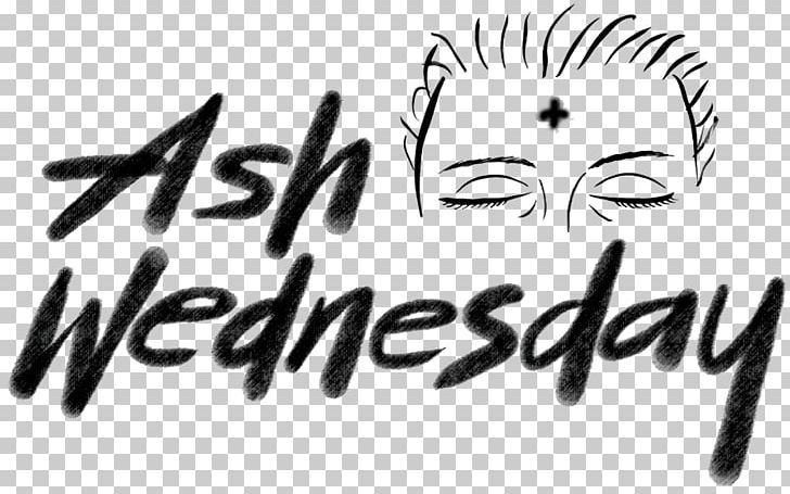 Ash Wednesday Lent Easter Mass PNG, Clipart, Ash Wednesday, Black, Black And White, Brand, Calligraphy Free PNG Download