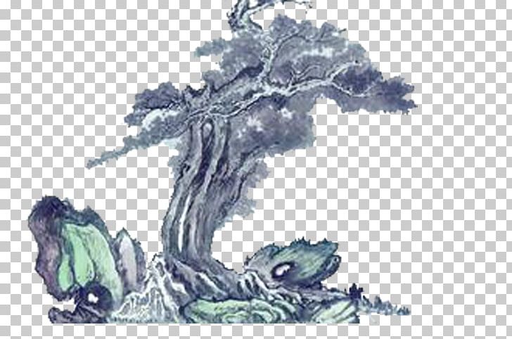 Ink Wash Painting Shan Shui Watercolor Painting PNG, Clipart, Art, Calligraphy, Computer Wallpaper, Drawing, Fictional Character Free PNG Download