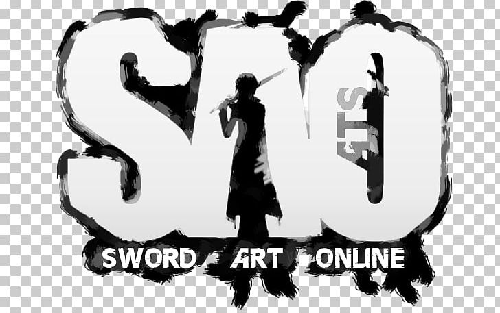 Asuna Logo Sword Art Online Kirito Margonem PNG, Clipart, Anime, Asuna, Black And White, Brand, Graphic Design Free PNG Download