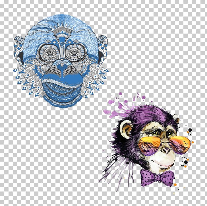Chimpanzee Monkey Stock Illustration Illustration PNG, Clipart, Abstract Art, Animals, Art, Art Deco, Buckle Free PNG Download