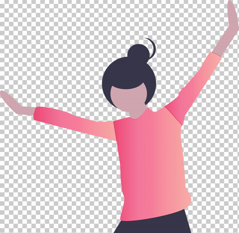 Pink Arm Shoulder Cartoon Joint PNG, Clipart, Abstract Girl, Arm, Cartoon, Cartoon Girl, Gesture Free PNG Download
