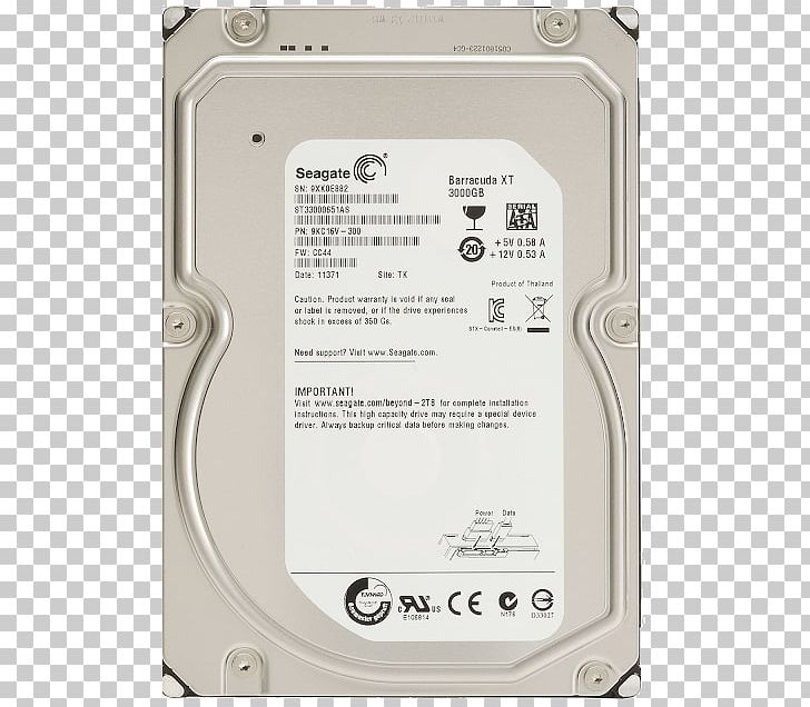 Seagate Barracuda XT 3 TB Internal HDD PNG, Clipart, Barracuda, Benchmark, Computer Component, Data Storage Device, Disk Storage Free PNG Download