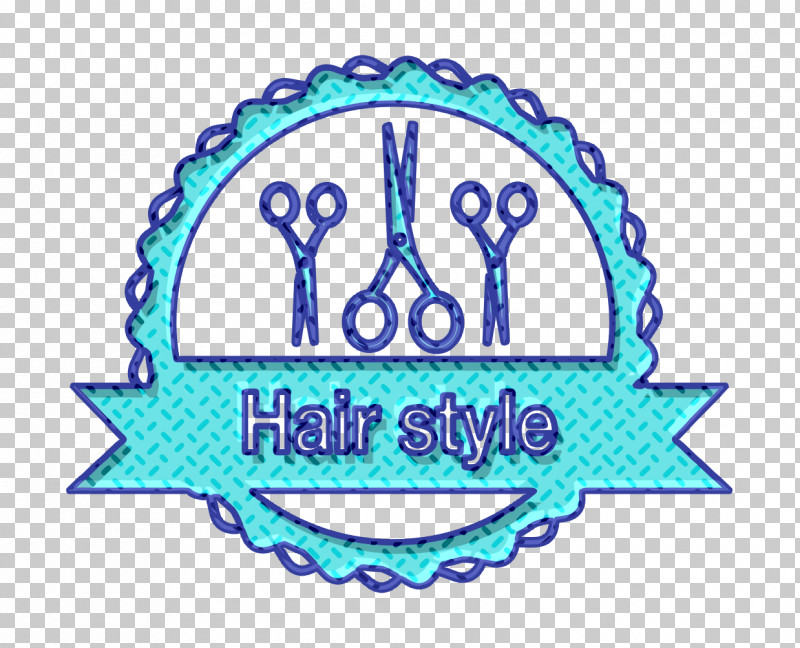 Hair Salon Badge With Scissors Icon Hair Salon Icon Banner Icon PNG, Clipart, Aqua M, Banner Icon, Chemical Symbol, Chemistry, Commerce Icon Free PNG Download