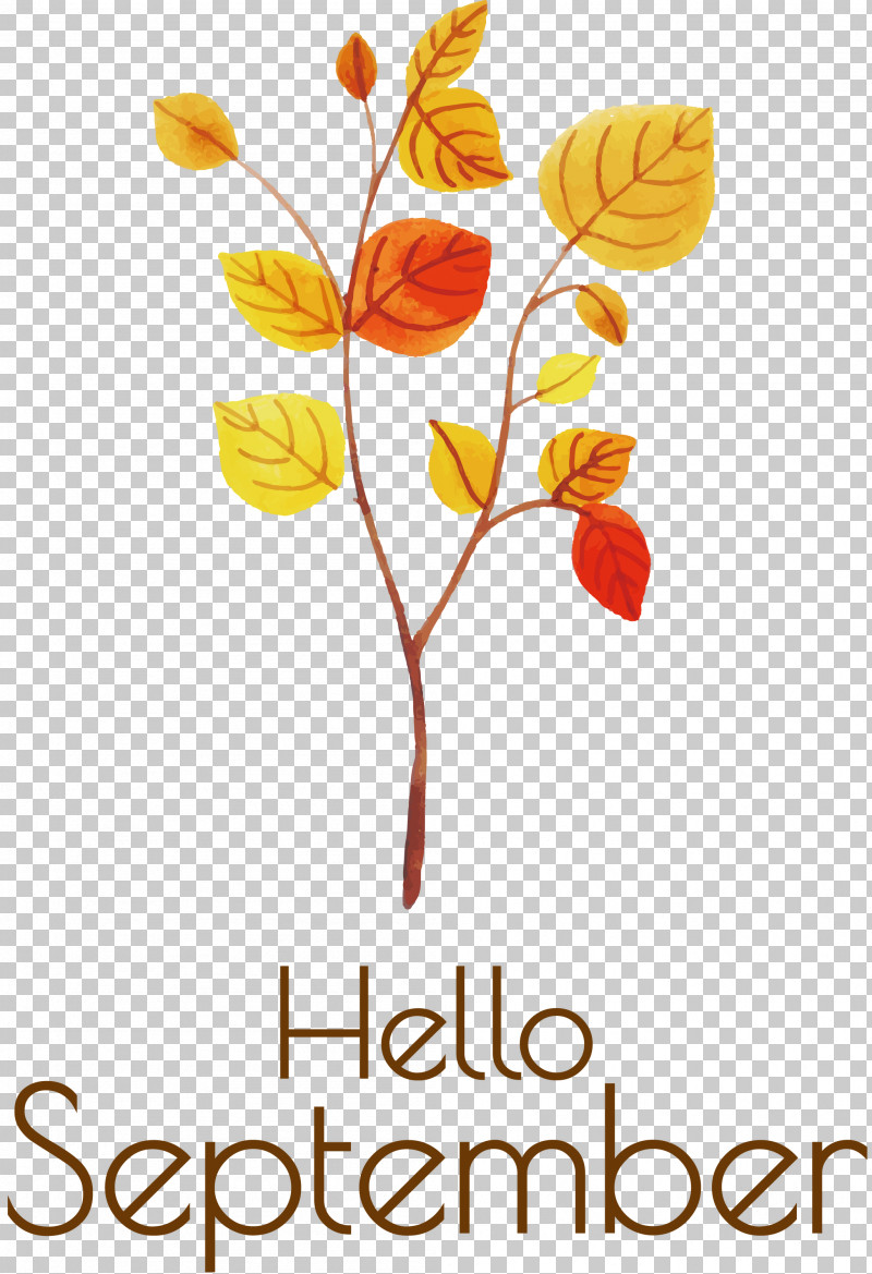 Hello September September PNG, Clipart, Autumn, Hello September, Royaltyfree, September, Vector Free PNG Download