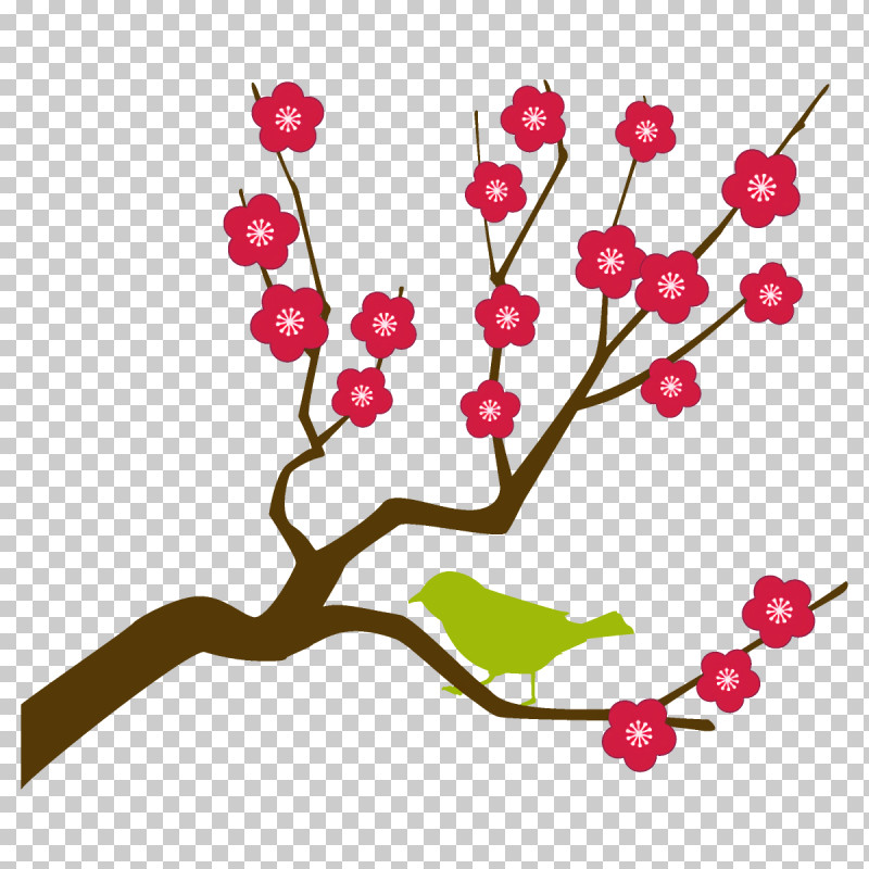 Plum Branch Plum Winter Flower PNG, Clipart, Blossom, Branch, Cherry Blossom, Flower, Pink Free PNG Download