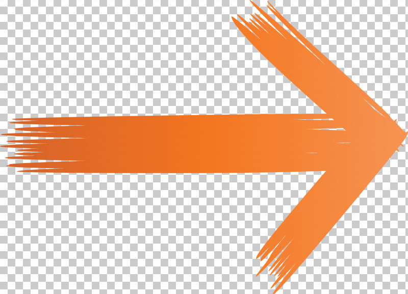 Brush Arrow PNG, Clipart, Arrow, Brush Arrow, Line, Logo, Orange Free PNG Download