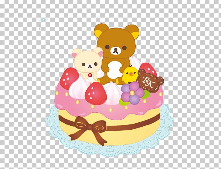 Birthday Cake Rilakkuma Cupcake Bakery PNG, Clipart, Baked Goods, Birthday Cake, Birthday Card, Buscar, Buttercream Free PNG Download