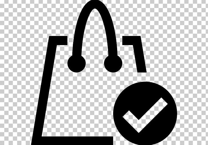 Shopping Bags & Trolleys Computer Icons PNG, Clipart, Accessories, Area, Black And White, Brand, Check Mark Free PNG Download