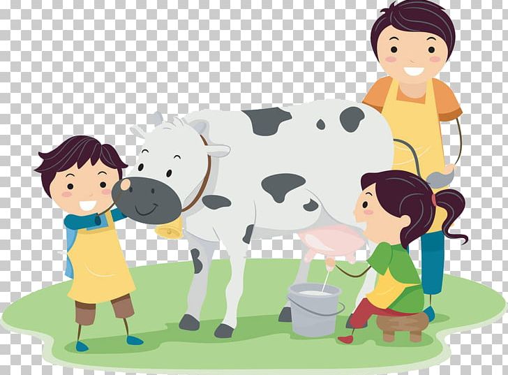 Dairy Cattle Milk PNG, Clipart, Art, Boy, Cartoon, Cattle, Child Free PNG Download