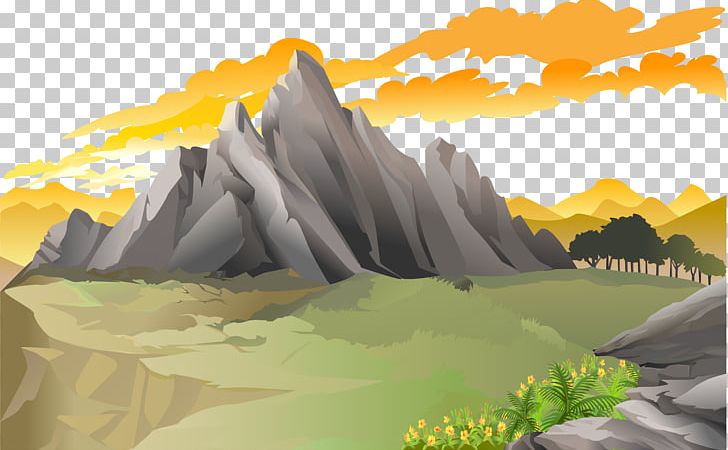 Landscape Mountain Euclidean PNG, Clipart, Black Forest, Computer Wallpaper, Drawing, Forest Animal, Forest Animals Free PNG Download