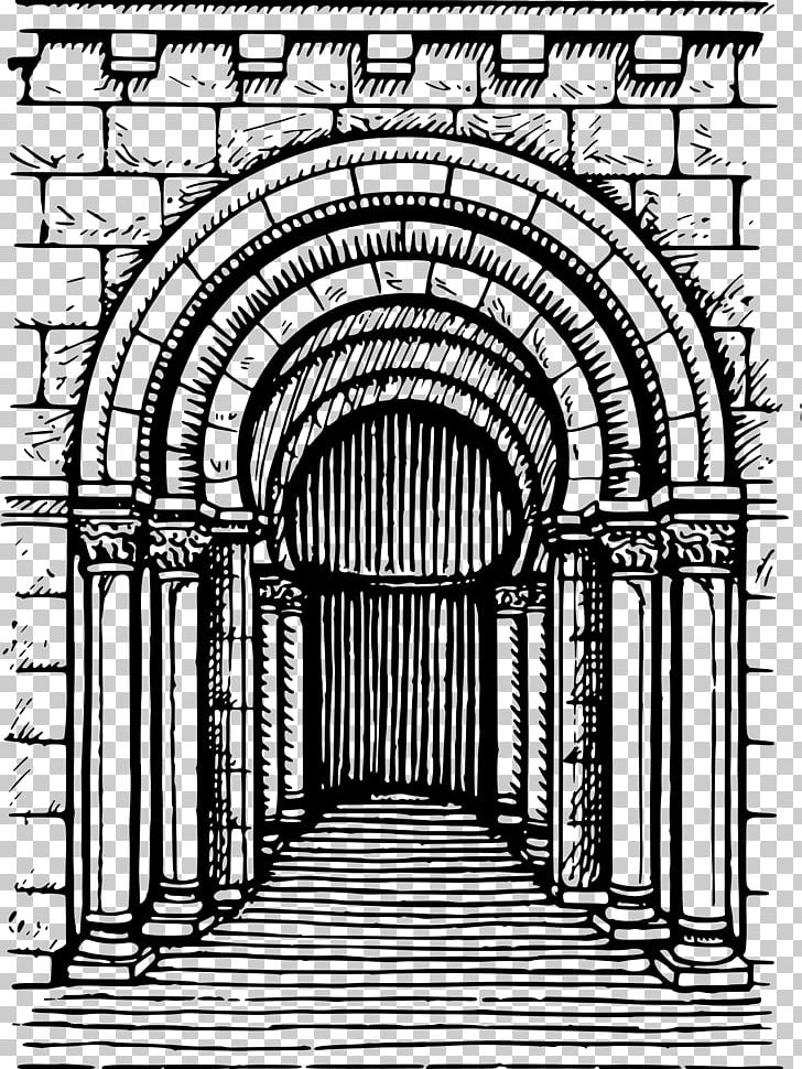 Medieval Architecture Ancient Roman Architecture Romanesque Architecture PNG, Clipart, Ancient Roman Architecture, Arcade, Arch, Architecture, Black And White Free PNG Download