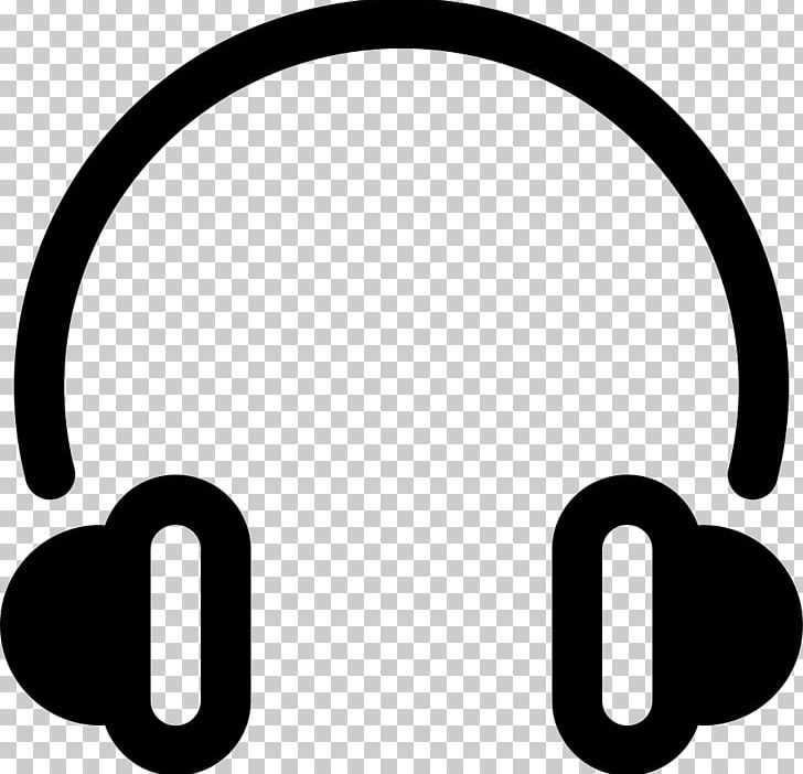 Headphones Computer Icons PNG, Clipart, Area, Audio, Audio Equipment, Black And White, Circle Free PNG Download