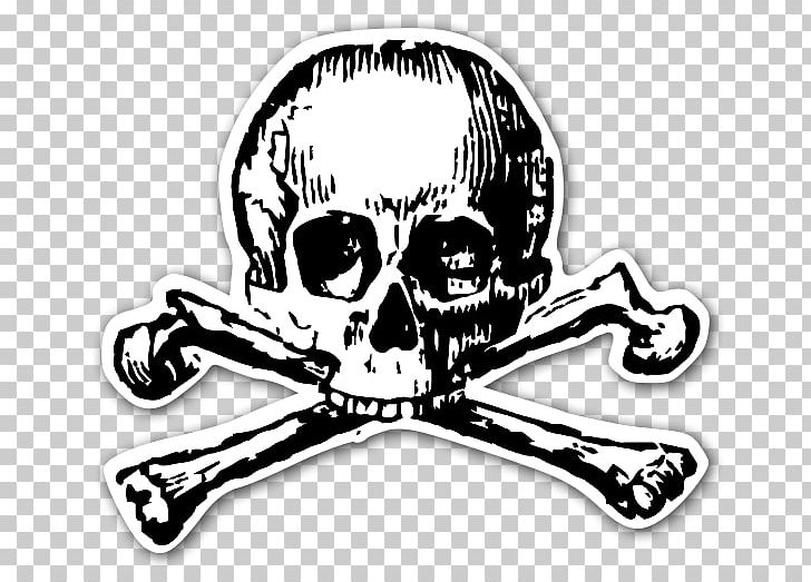 Totenkopf Human Skull Symbolism Sticker Skull And Bones PNG, Clipart, Automotive Design, Black And White, Bone, Brand, Fantasy Free PNG Download