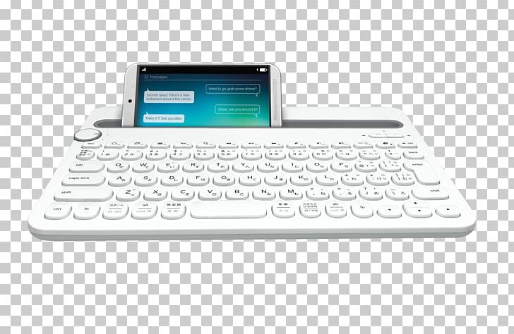 Computer Keyboard Smartphone Feature Phone Logitech Multi-Device K480 Mobile Phones PNG, Clipart, Bluetooth, Computer, Computer Keyboard, Electronic Device, Electronics Free PNG Download