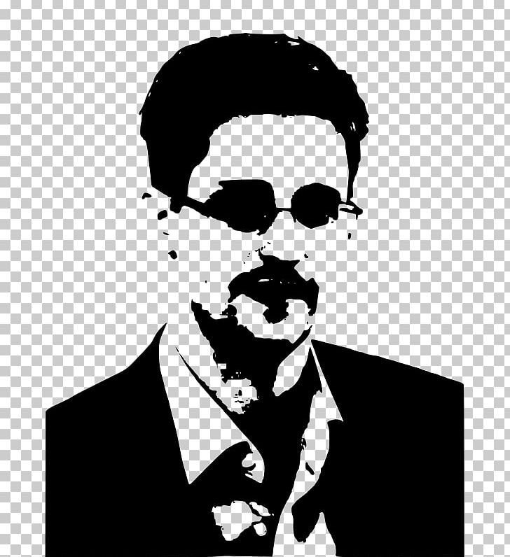 Edward Snowden Stencil PNG, Clipart, Animals, Art, Beard, Bitmap, Black And White Free PNG Download