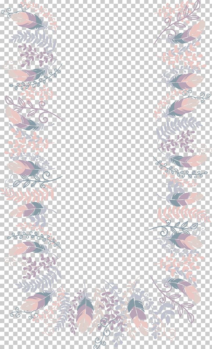 Feather Pink Computer File PNG, Clipart, Animals, Border, Border Frame, Border Texture, Botany Free PNG Download