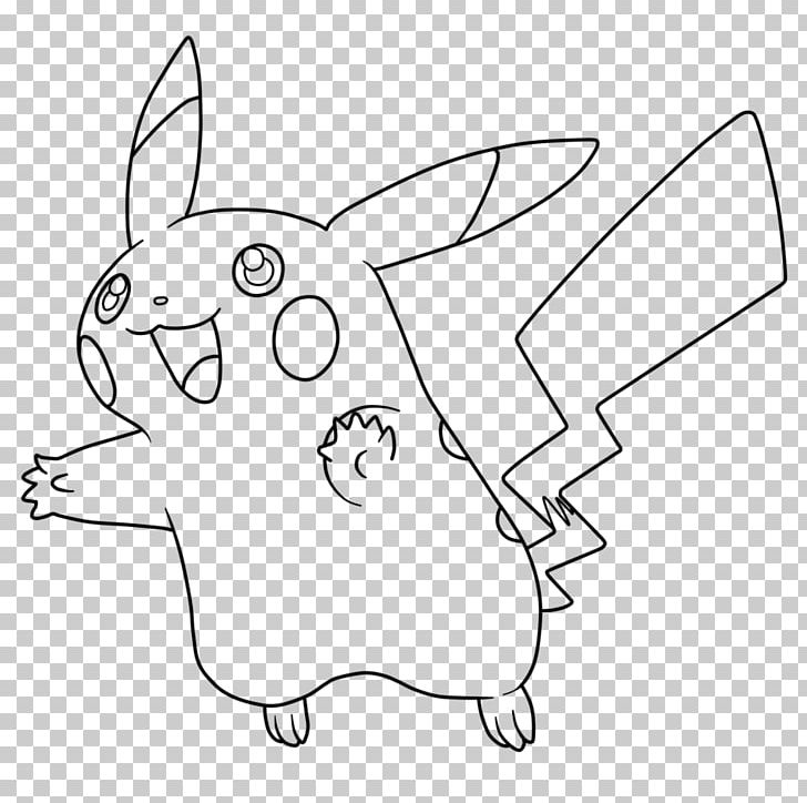 Pikachu Domestic Rabbit Ash Ketchum Coloring Book Pokémon GO PNG, Clipart, Angle, Area, Ash Ketchum, Black, Cartoon Free PNG Download