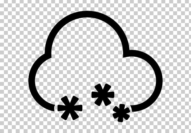 Snowflake Cloud Computer Icons Symbol PNG, Clipart, Artwork, Black And White, Body Jewelry, Circle, Cloud Free PNG Download