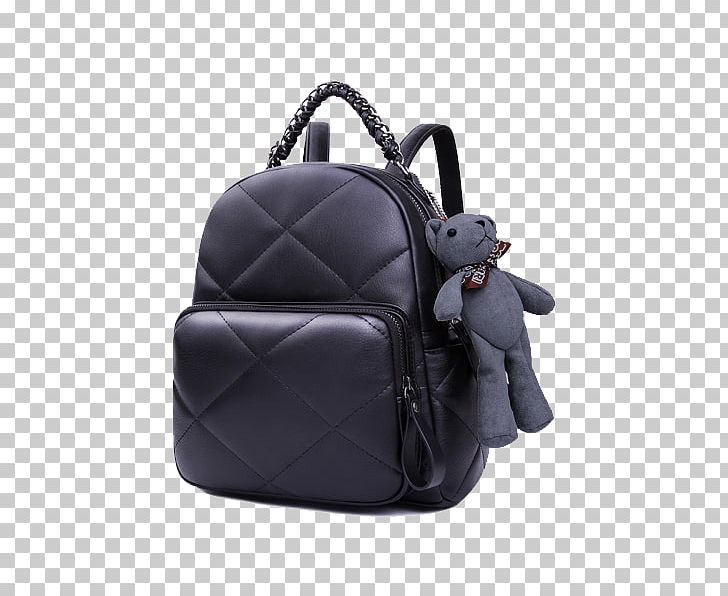 Handbag Backpack Fashion Leather PNG, Clipart, Background Black, Bag, Bags, Bear, Bicast Leather Free PNG Download