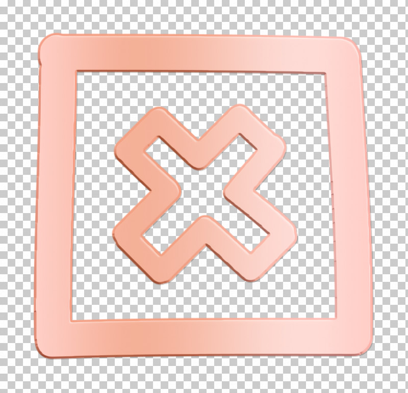 Close Icon Cancel Hand Drawn Cross In Square Button Outline Icon Interface Icon PNG, Clipart, Chemical Symbol, Chemistry, Close Icon, Geometry, Hand Drawn Icon Free PNG Download