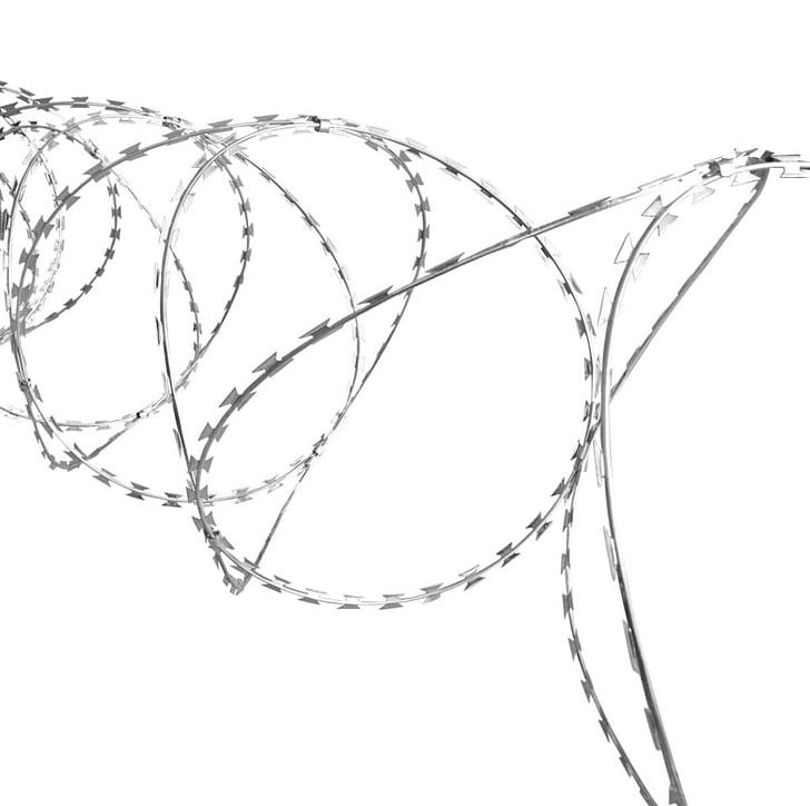 Barbed Wire Steel Concertina Wire Barbed Tape PNG, Clipart, Agricultural Fencing, Angle, Barbed Wire, Barbwire, Black And White Free PNG Download