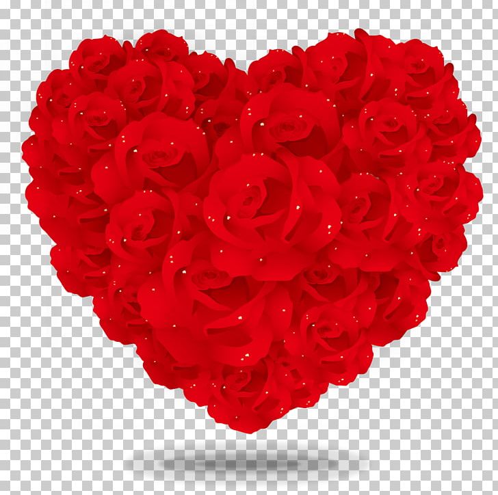 Heart Valentines Day Rose Illustration PNG, Clipart, Broken Heart, Carnation, Cut Flowers, Flo, Floral Design Free PNG Download
