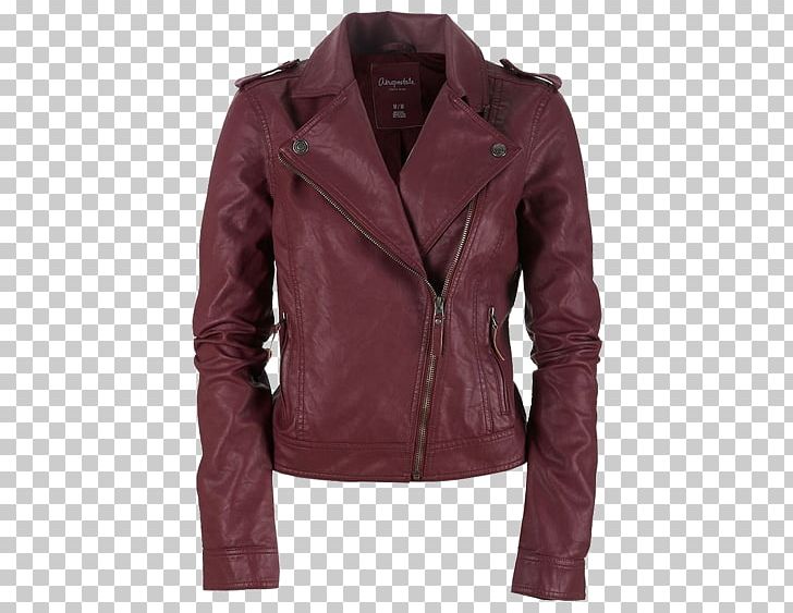 Leather Jacket Maroon Zipper PNG, Clipart, Aeropostale, Artificial Leather, Burgundy, Clothing, Cowhide Free PNG Download
