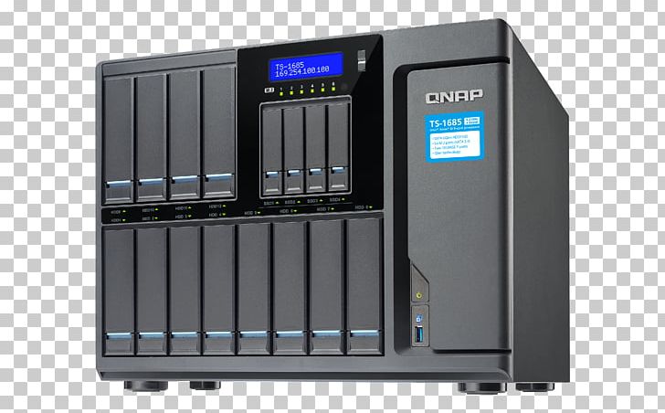 QNAP TS-1635 Network Storage Systems TVS-682T-I3-8G/ QNAP 6 Bay NAS High-capacity 16-Bay Xeon D Super NAS QNAP TS-1685-D Diskless Node PNG, Clipart, 10 Gigabit Ethernet, Bay, Central Processing Unit, Comp, Data Storage Free PNG Download