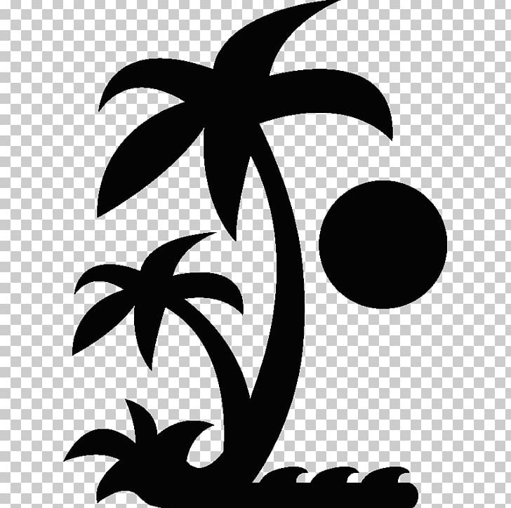Sticker Arecaceae .com Car PNG, Clipart, Arecaceae, Artwork, Black And White, Branch, Branching Free PNG Download