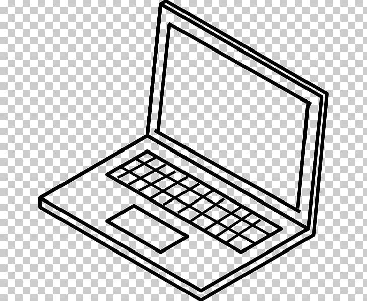 Laptop Computer PNG, Clipart, Angle, Area, Bitmap, Black, Black And White Free PNG Download