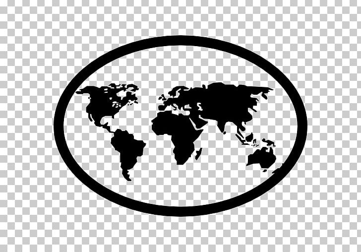 World Map Globe Symbol PNG, Clipart, Black, Black And White, Circle, Computer Icons, Continent Free PNG Download