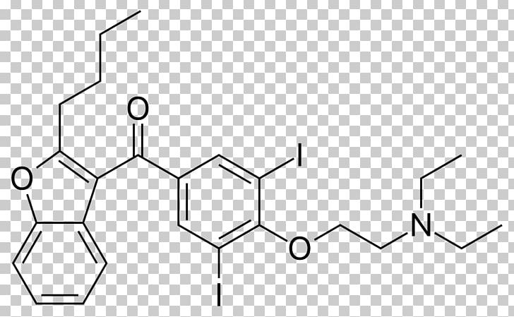 Amiodarone Antiarrhythmic Agent Pharmaceutical Drug Oxamniquine Budiodarone PNG, Clipart, Angle, Antiarrhythmic Agent, Area, Material, Monochrome Free PNG Download
