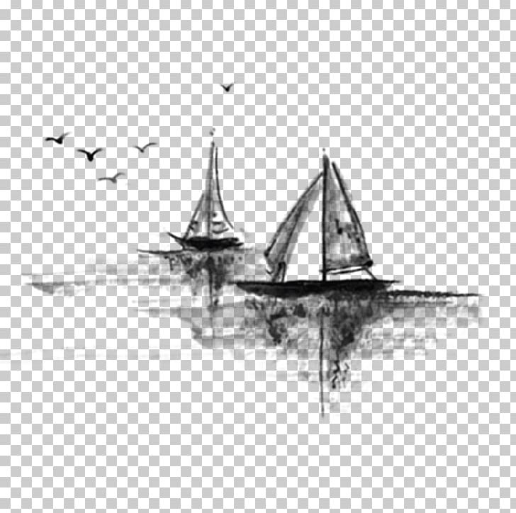 Ink Wash Painting Ink Brush Watercolor Painting Landscape Painting PNG, Clipart, Angle, Black, Brush, Chinese Style, Concise Free PNG Download