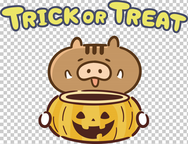 TRICK OR TREAT Happy Halloween PNG, Clipart, Cartoon, Drawing, Emoji, Emoticon, Happy Halloween Free PNG Download