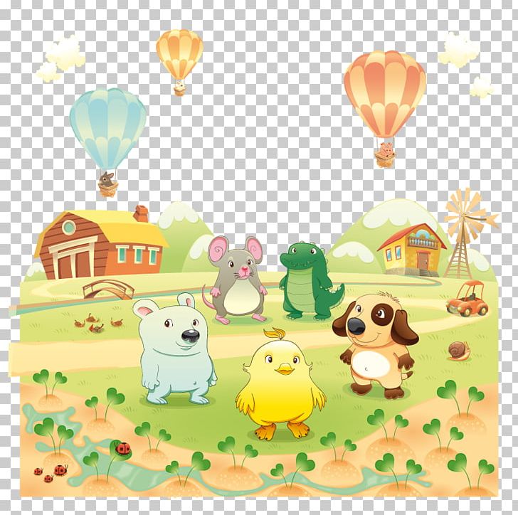Baby Farm Animals Livestock Illustration PNG, Clipart, Art, Baby Farm Animals, Balloon, Cartoon, Chickens Free PNG Download