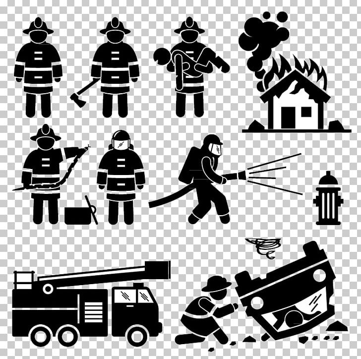 Firefighter PNG, Clipart, Black And White, Computer Icons, Design, Emergency Medical Services, Emergency Service Free PNG Download