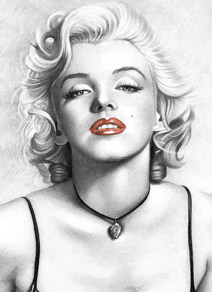 Marilyn Monroe Drawing Female PNG, Clipart, Actor, Art, Artwork, Beauty, Black And White Free PNG Download