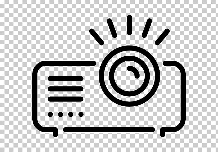 Multimedia Projectors Computer Icons Projection Screens PNG, Clipart, Area, Black And White, Circle, Computer Icons, Computer Monitors Free PNG Download