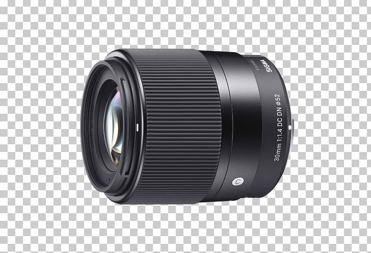 Sony E-mount Sigma 30mm F/1.4 EX DC HSM Lens Camera Lens Sigma 30mm F1.4 DC DN APS-C PNG, Clipart, Aperture, Apsc, Camera, Lens, Lens Hood Free PNG Download