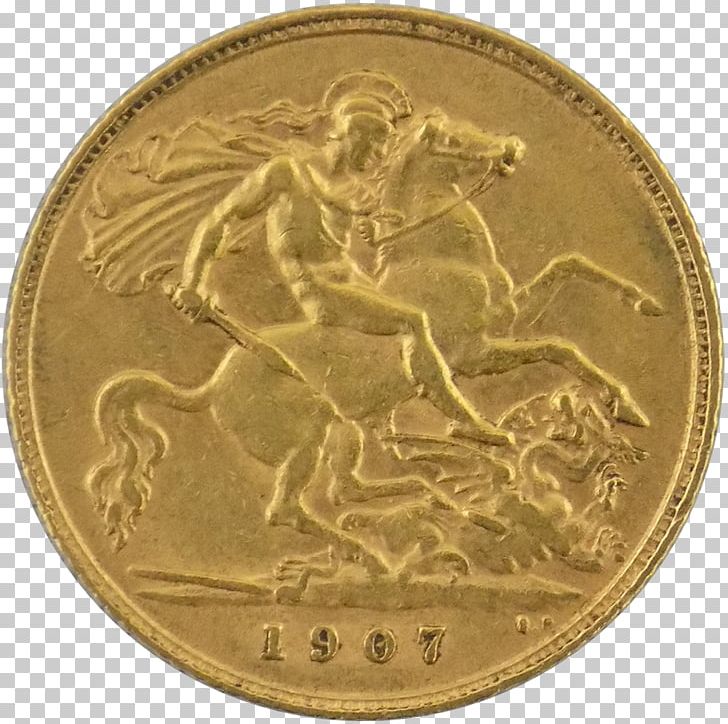 Coin Gold Numismatics Half Sovereign Obverse And Reverse PNG, Clipart, American Numismatic Society, Ancient History, Aureus, Benedetto Pistrucci, Brass Free PNG Download