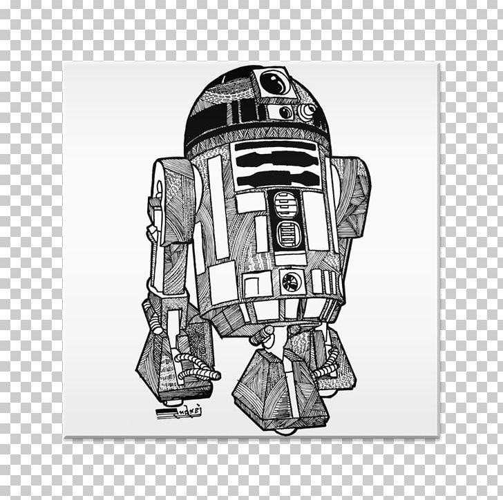 Drawing R2-D2 Art Nerd PNG, Clipart, Art, Black And White, Brand, Drawing, Fictional Character Free PNG Download