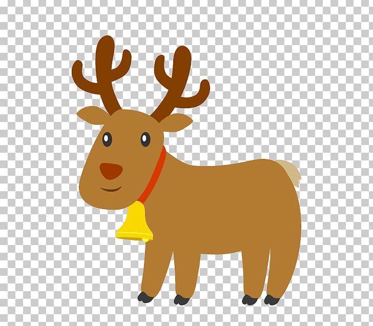 Reindeer Santa Claus Illustration PNG, Clipart, Antler, Book Illustration, Cartoon, Christmas Card, Christmas Day Free PNG Download