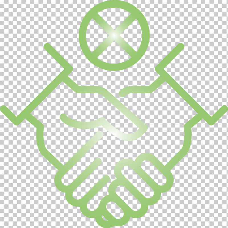 Stop Shake Hand Warning Caution PNG, Clipart, Caution, Coronavirus Protection, Green, Line, Logo Free PNG Download