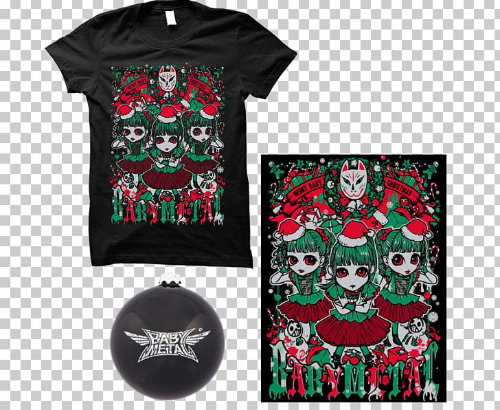 T-shirt BABYMETAL THE ONE LEGEND “2015” ～新春キツネ祭り～ Heavy Metal PNG, Clipart, Babymetal, Brand, Child, Christmas, Christmas Ornament Free PNG Download