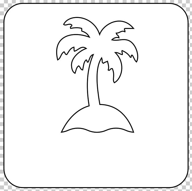 Black And White Drawing Tree Line Art PNG, Clipart, Arecaceae, Art, Black And White, Drawing, Leaf Free PNG Download