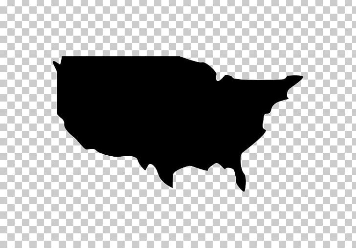 United States Map Silhouette PNG, Clipart, Black, Black And White, Computer Icons, Download, Map Free PNG Download