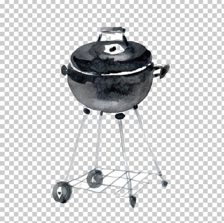 Barbecue Grill Watercolor Painting PNG, Clipart, Background Decoration, Barbecue, Barbecue Vector, Black, Black And White Free PNG Download