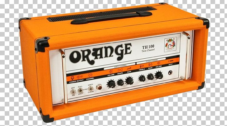 Guitar Amplifier Orange Music Electronic Company Electric Guitar Orange TH100 PNG, Clipart, Amplificador, Amplifier, Bass Guitar, Electric Guitar, Electronic Instrument Free PNG Download