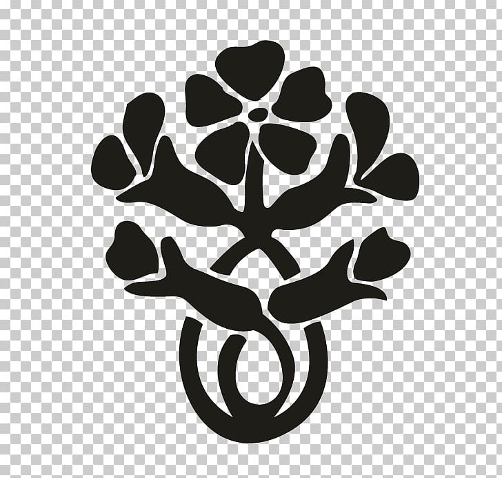Leaf Font Flowering Plant Pattern PNG, Clipart, Black, Black And White, Circle, Flora, Flower Free PNG Download